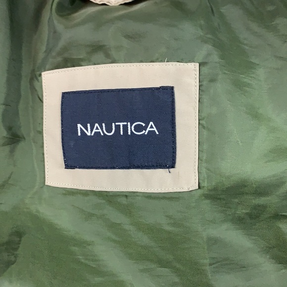 Nautica green and tan hooded jacket size XL - Picture 5 of 7